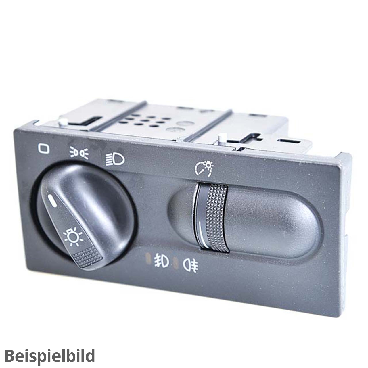 Mehrfachschalter für Stand- und Fahrlicht, Nebelscheinwerfer und Nebelschlussleuchte satinschwarz