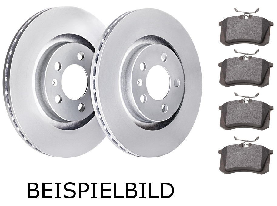 Economy_bremse 1 Satz Bremsscheiben mit Bremsbelägen JZW698601AE