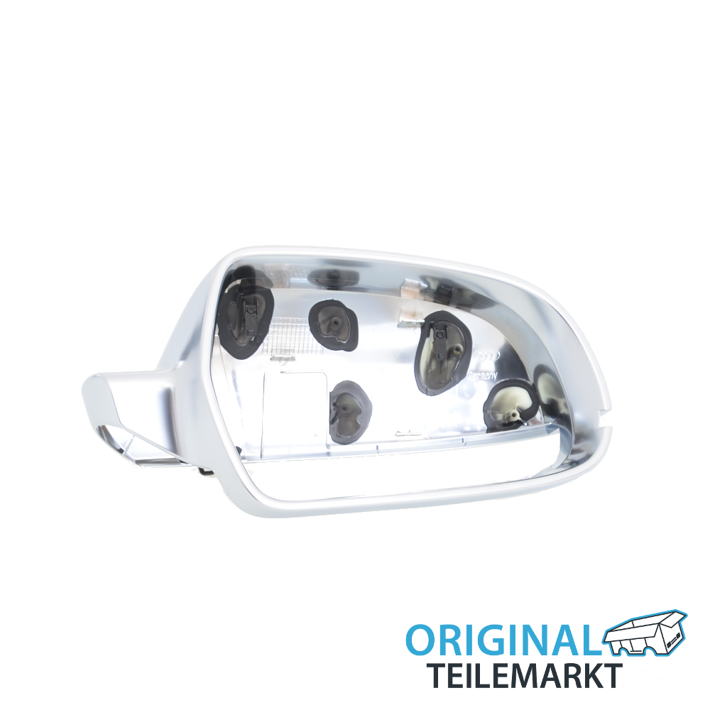 Abdeckkappe Spiegel rechts aluminium 8F0857528A 3Q7