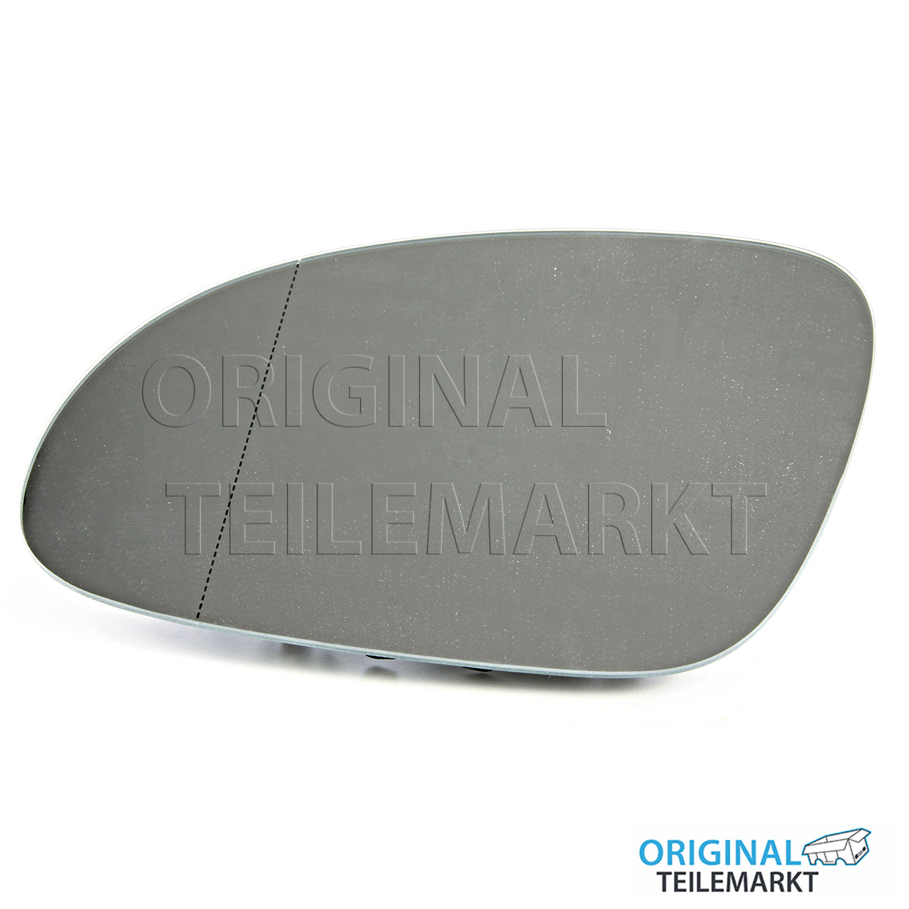 Spiegelglas links (asphärisch weitwinkel) mit Trägerplatte 5M0857521C