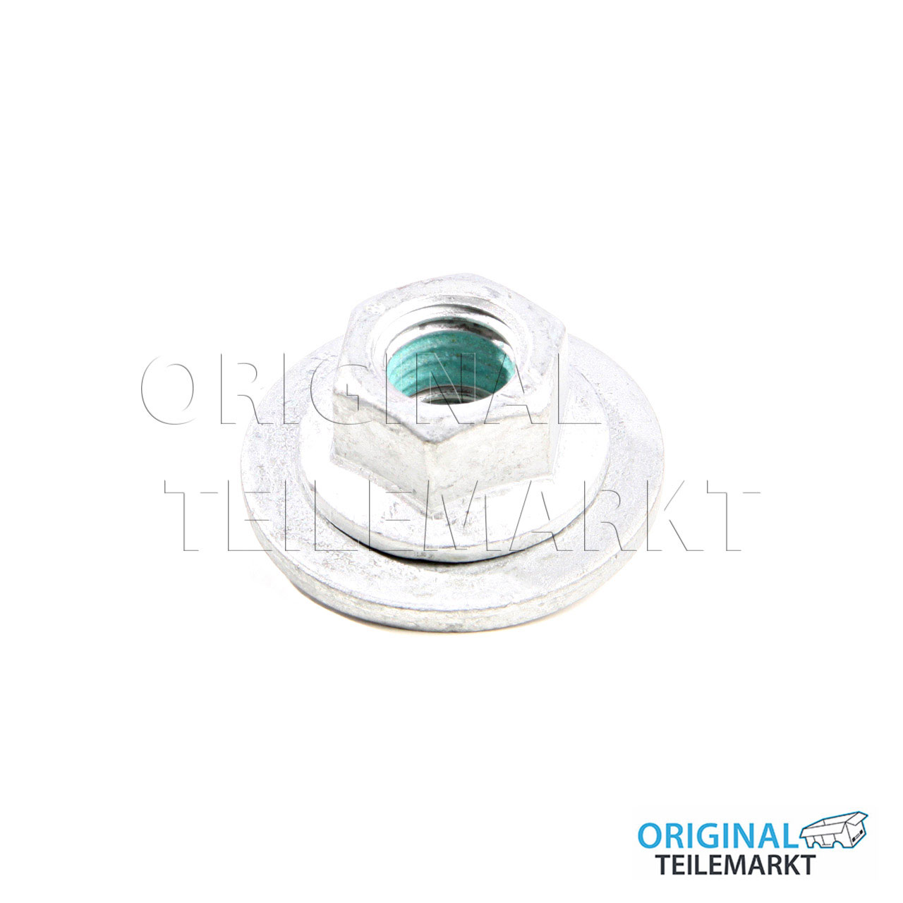 Sechskantmutter, selbstsichernd mit Scheibe für Traglenker Radlagergehäuse Stabilisator N  90848404