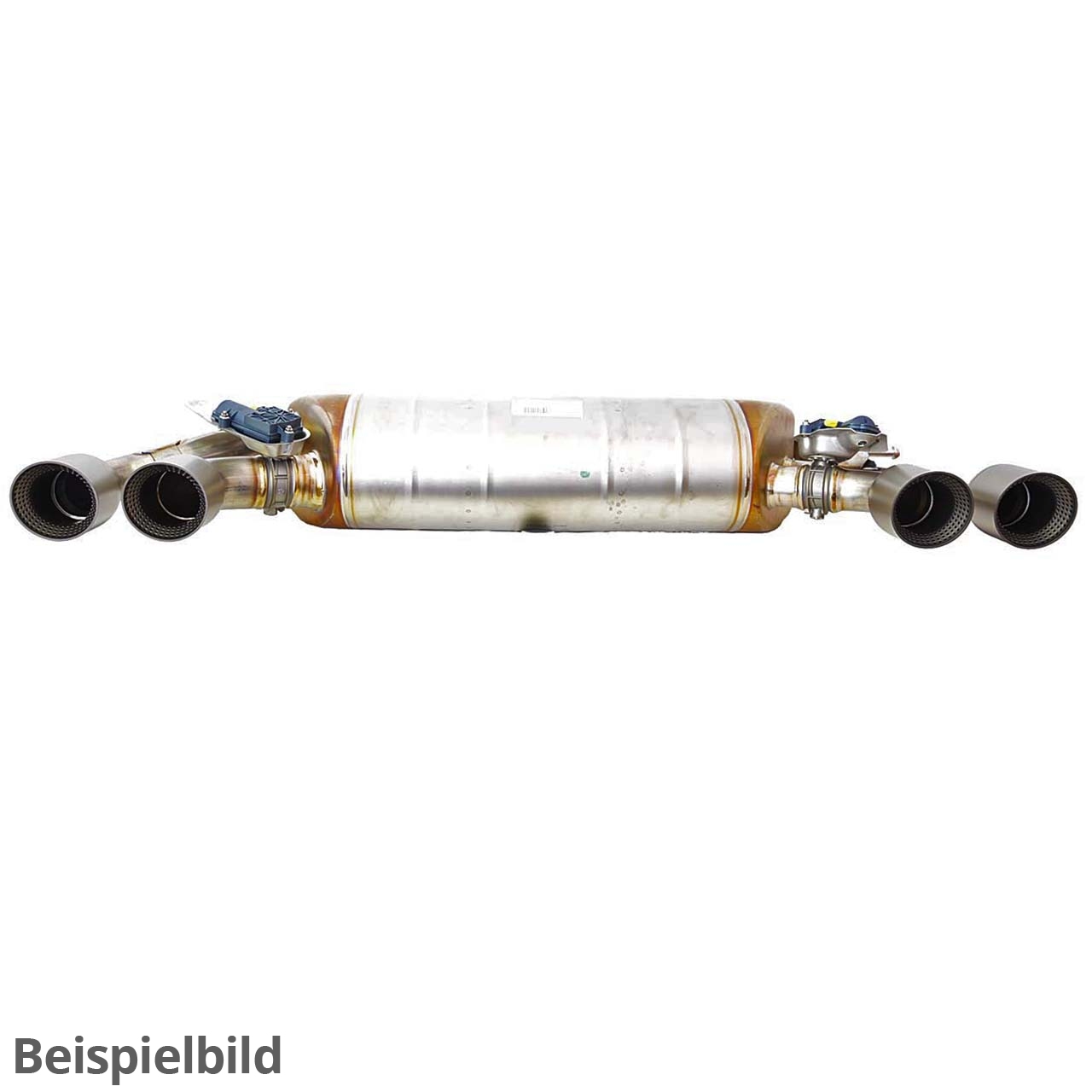 Nachschalldämpfer mit Abgasklappe 4G0253609CB