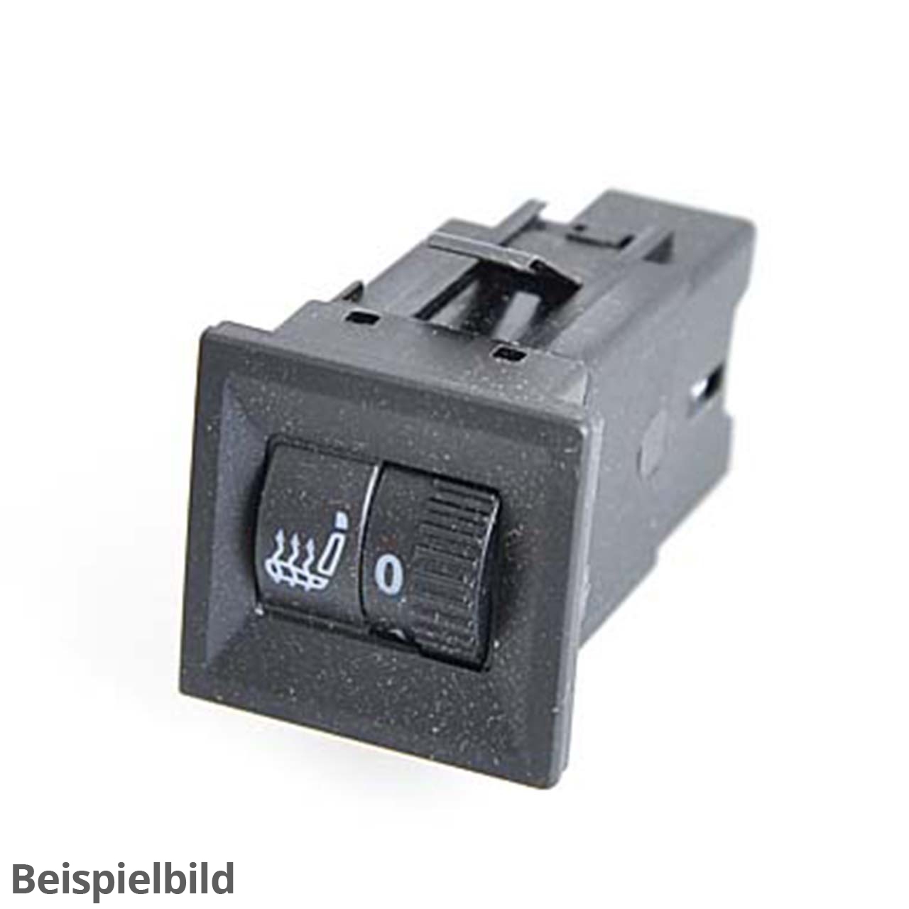 Schalter für Sitzheizung (Fahrer- und Beifahrerseite) satinschwarz 3A0963563  01C