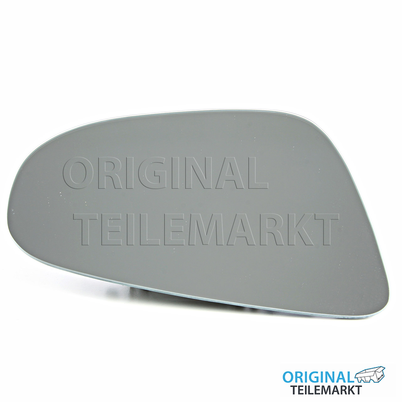 Spiegelglas rechts (konvex) mit Trägerplatte 5K0857522