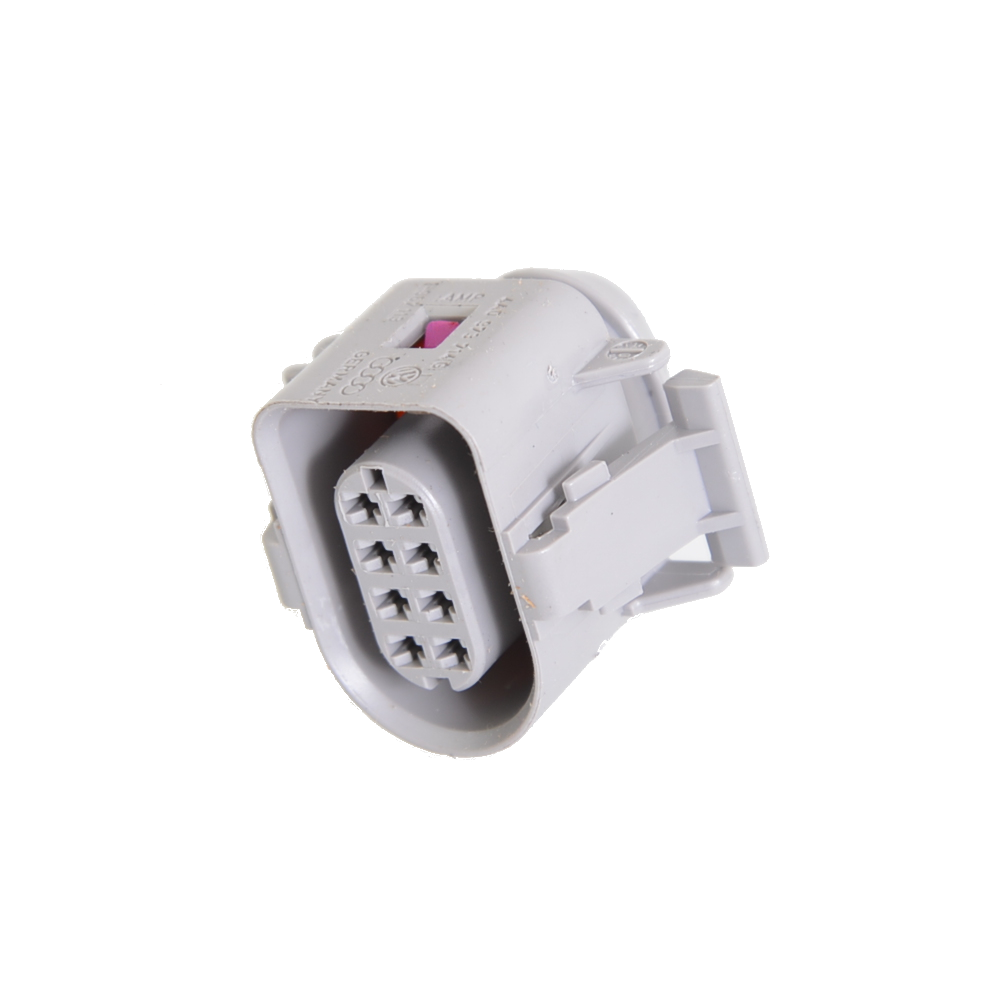 Flachkontaktgehäuse Anschlussstück  / Drosselklappensteuereinheit   8 polig 4A0973714G