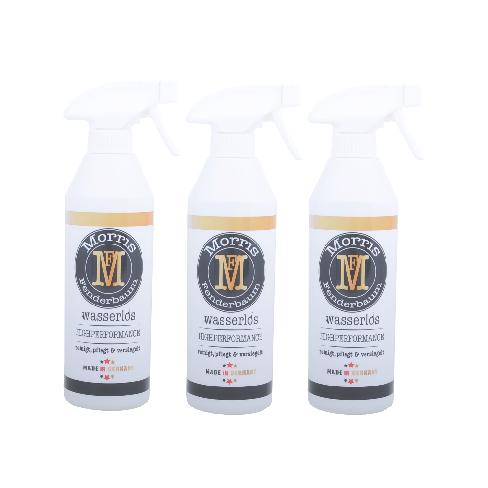 3x Wasserlos Morris Fenderbaum Pflege-Set IV 