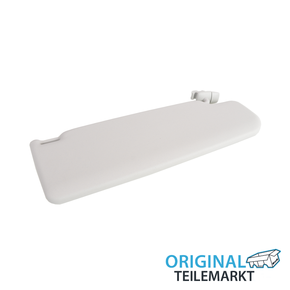 Sonnenblende links mit Spiegel perlgrau 6RF857551D 2F4