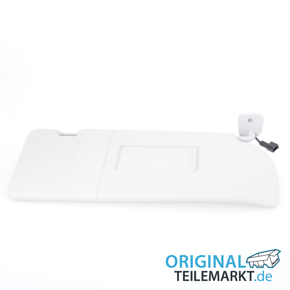 Sonnenblende rechts mit Spiegel und Abdeckung perlgrau 7M3857552Q 2F4