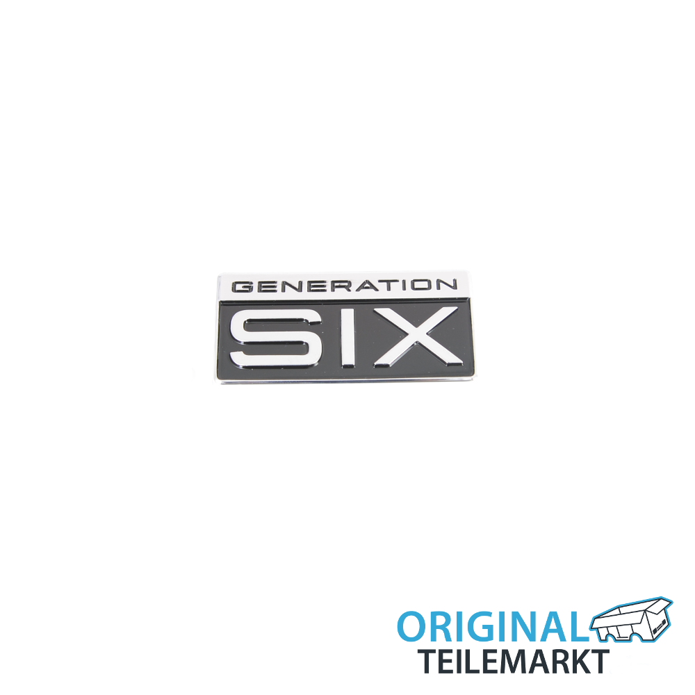 Plakette GENERATION SIX 7E0853688FOD  