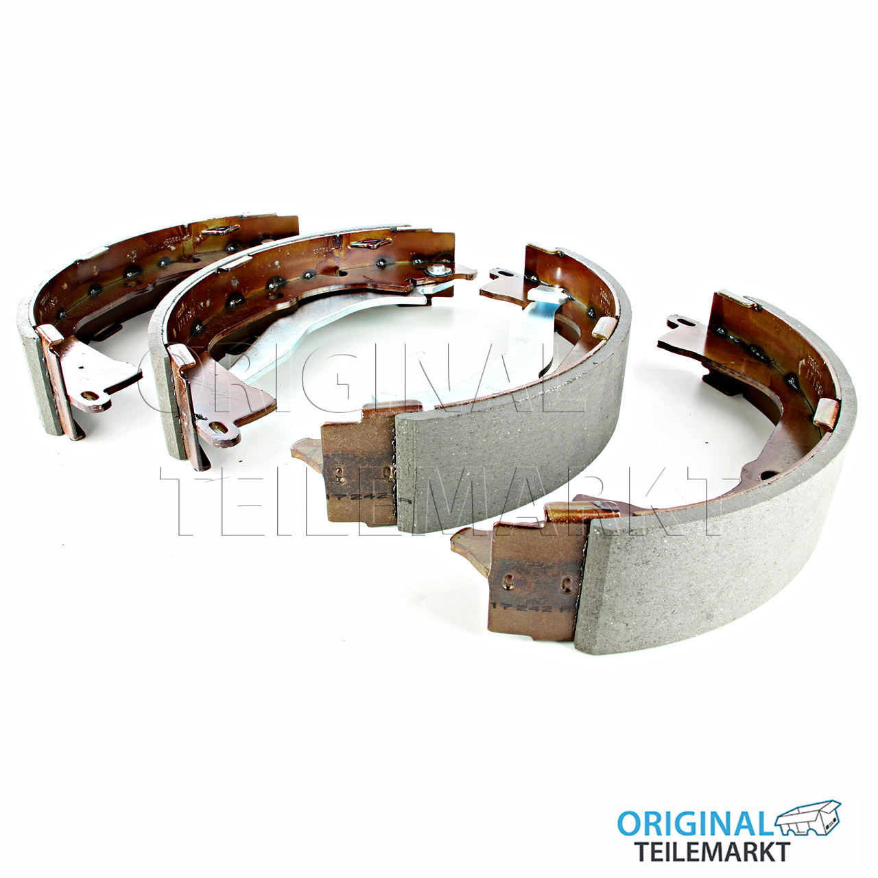 1 Satz Bremsbacken mit Belägen 2H0698525