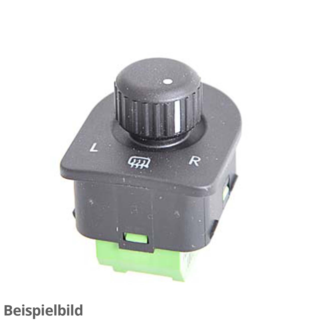 Schalter für Aussenspieg.verst. für elek. verstel. Aussensp., beheiz. und anklap. schwarz/aluminium