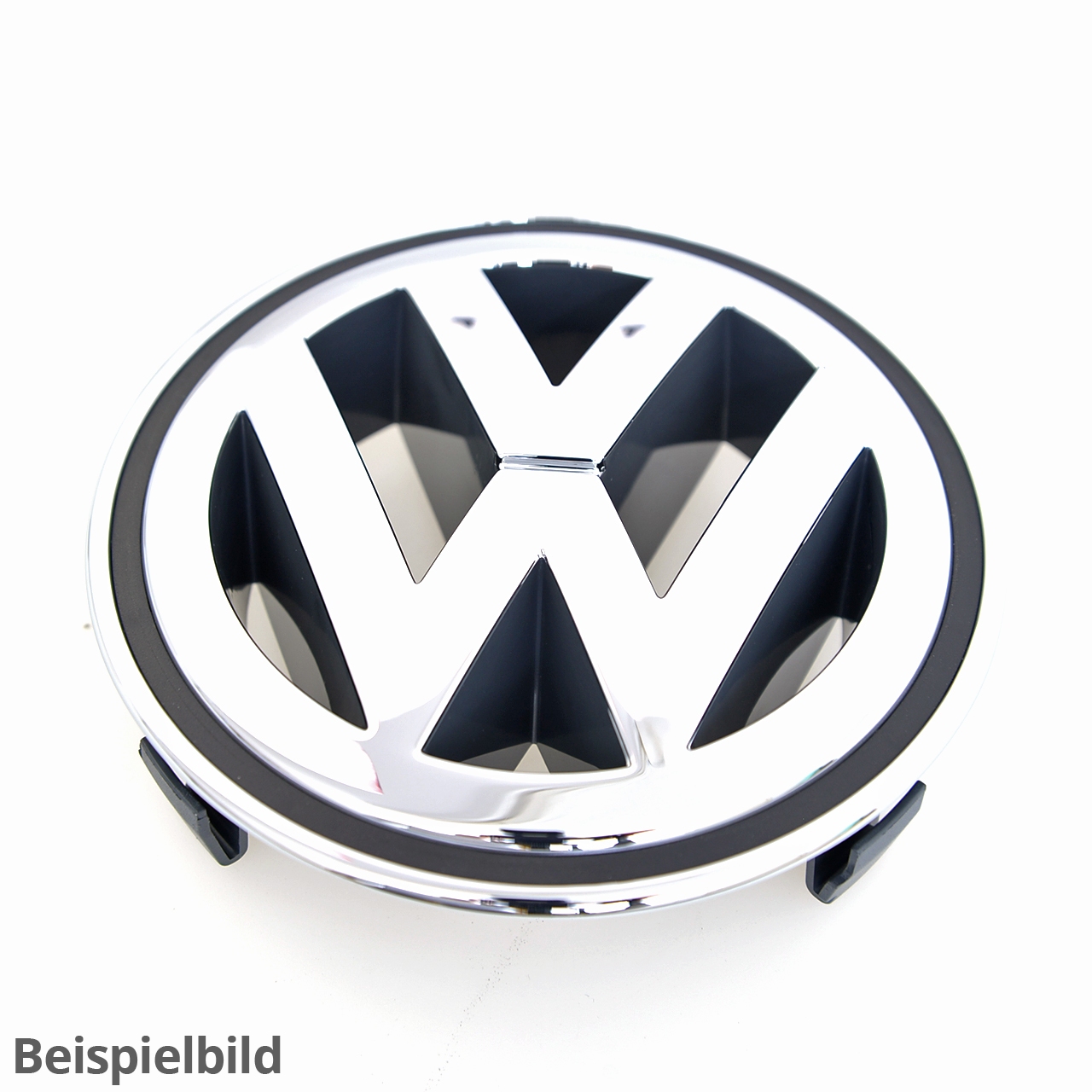 VW-Emblem 6C0853600  FOD schwarz hochglänzend/chromglanz, Kühlergrill