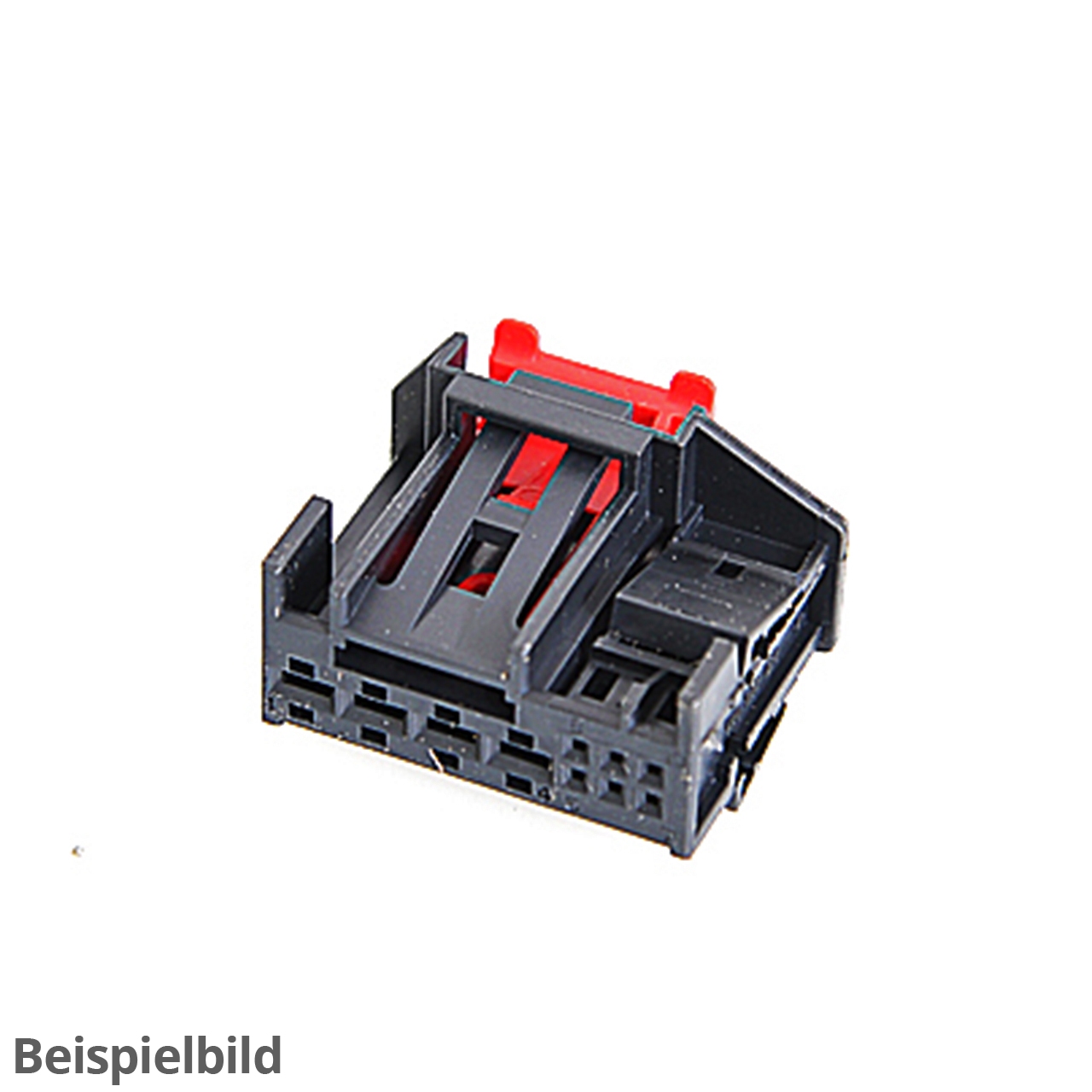 Flachkontaktgehäuse 8 polig / schwarz 1H0972708