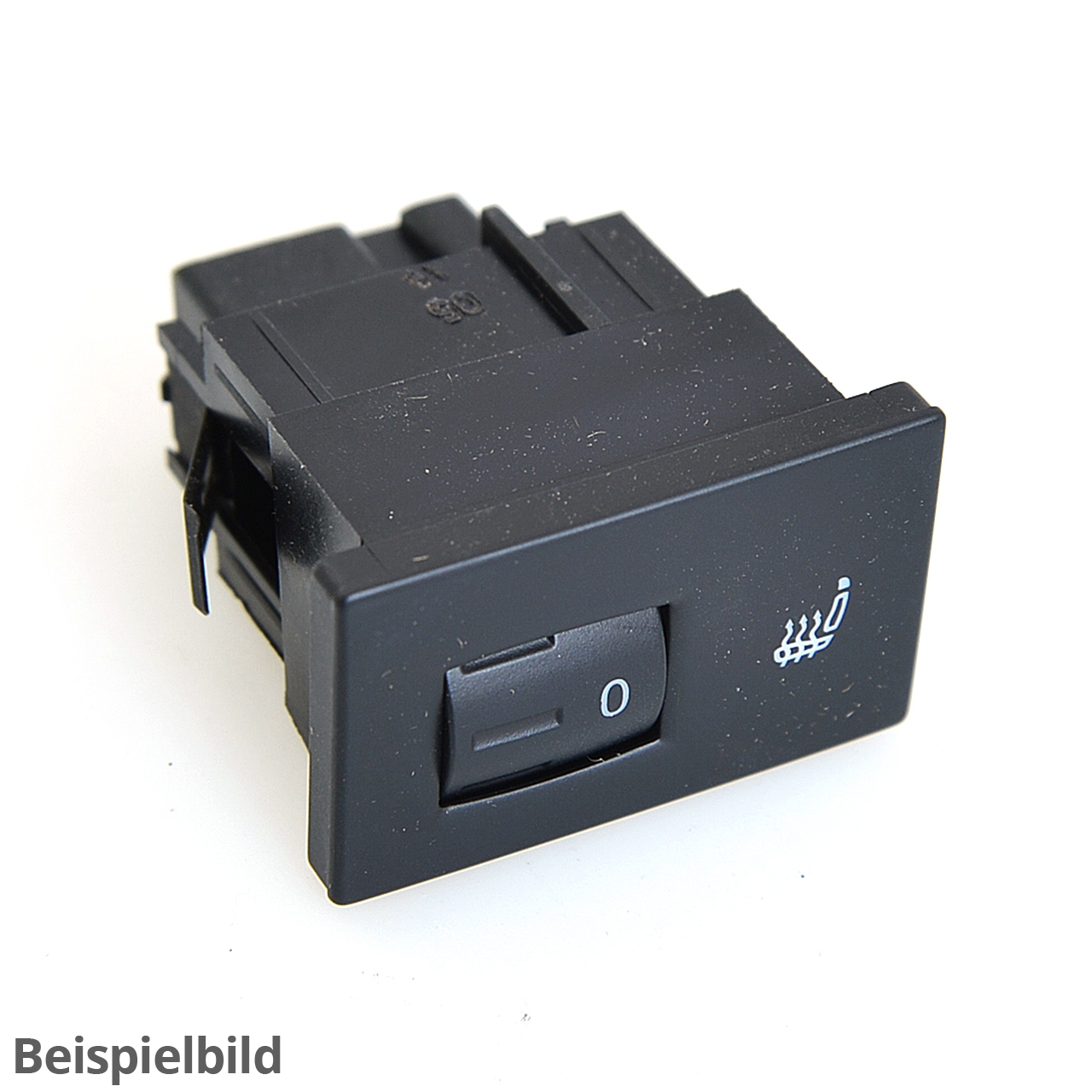 Schalter für Sitzheizung (Fahrer- und Beifahrerseite) satinschwarz 3A0963563  01C