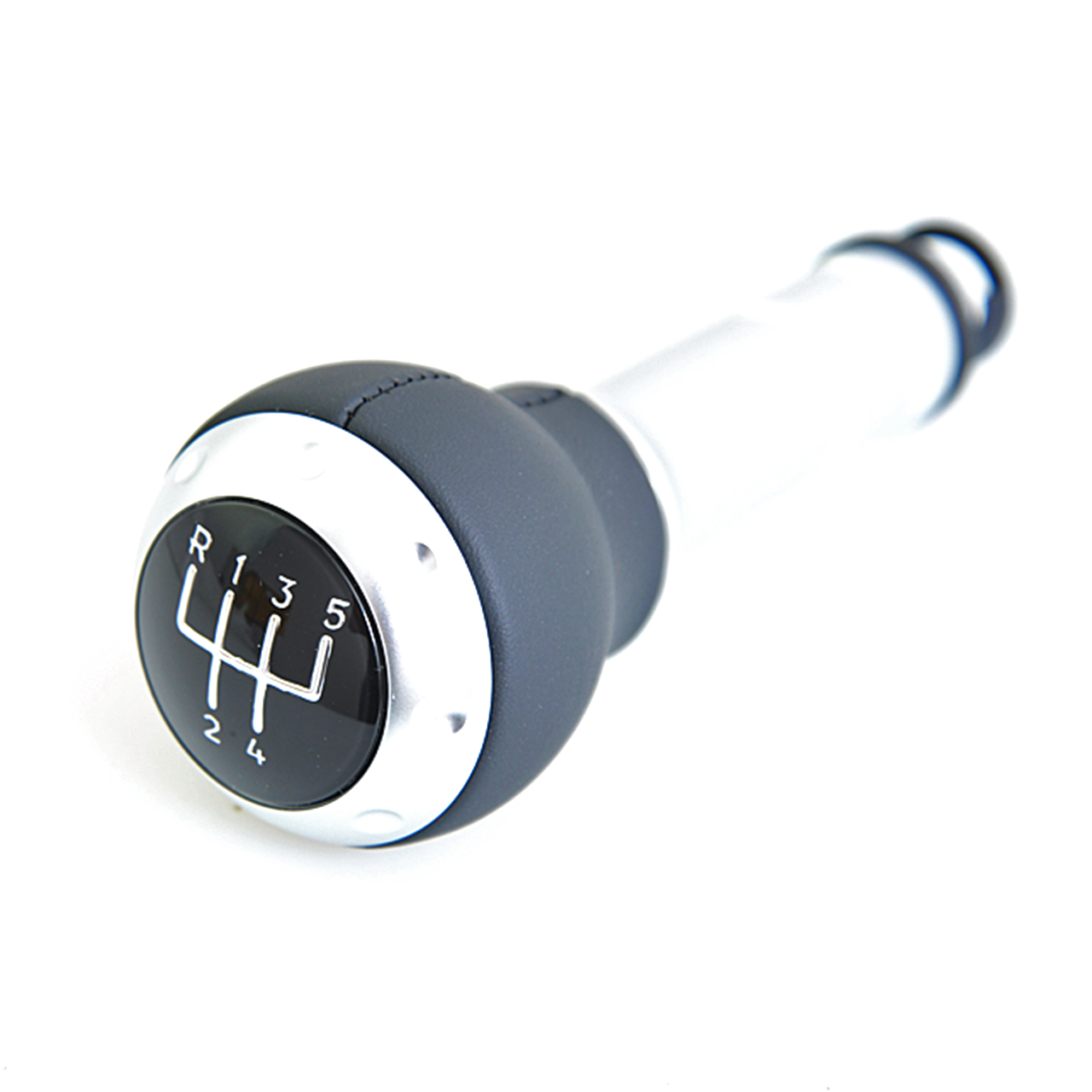 Schalthebelknopf Leder   satinschwarz 8N0711141C 05A