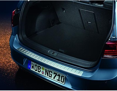  Ladekanten-Schutz 5G0 061 195 Kunststoff, Edelstahloptik gebürstet