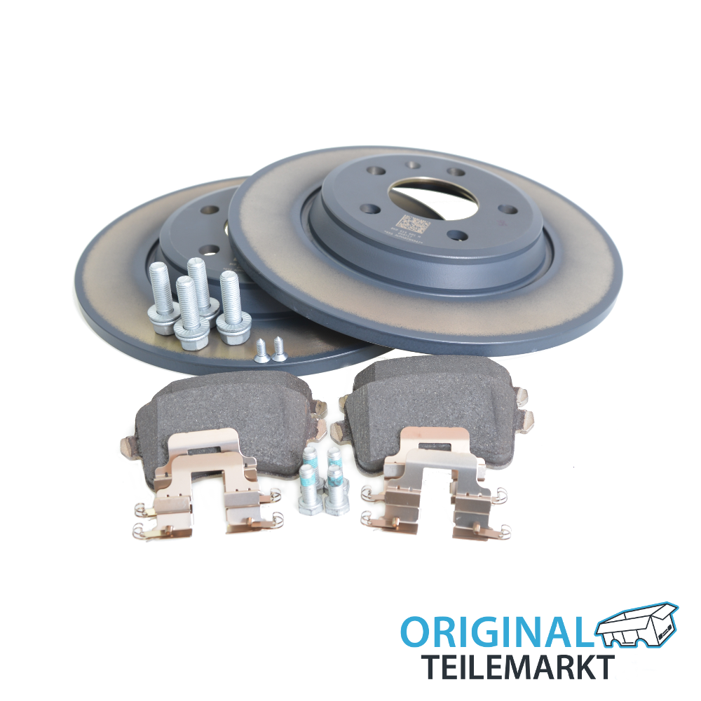 1 Satz Bremsscheiben mit Bremsbelägen hinten Audi A4/A5 8K0 098 601 E