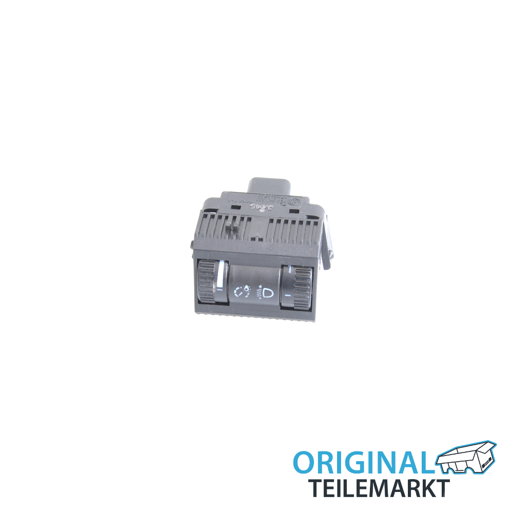 Regler für Instrumentenbeleuchtung und Leuchtweitenregelung satinschwarz 7E0941333  9B9