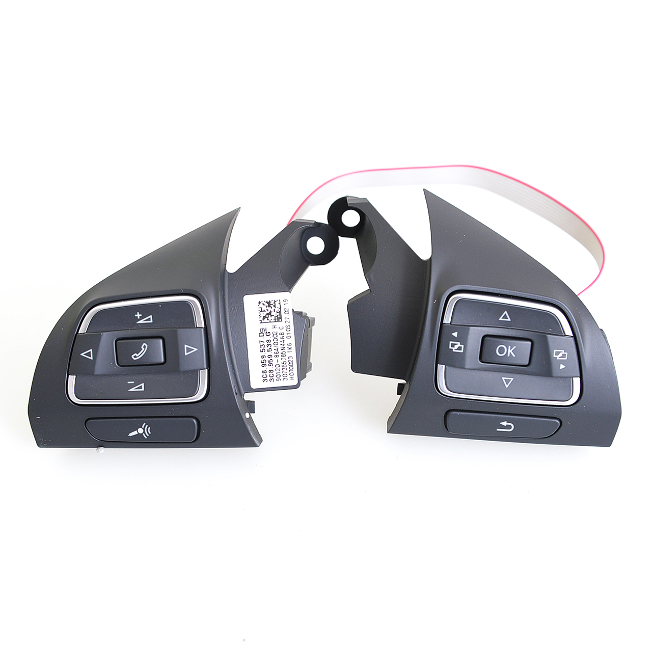1 Satz Mehrfachschalter für Multifunktionslenkrad 3C8998537B