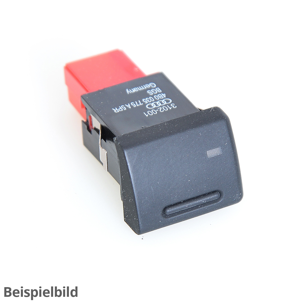 Drucktaster für Funkgerät satinschwarz 4D4035775  B98