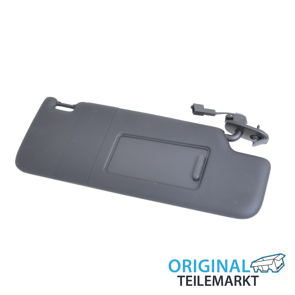 Sonnenblende rechts mit beleuchtetem Spiegel und Abdeckung schwarz 1Q0857552F 3H8