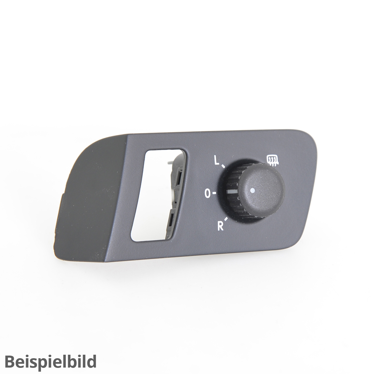 Schalter für Aussenspieg.verst. für elek. verstel. Aussensp., beheiz. und anklap. schwarz/aluminium