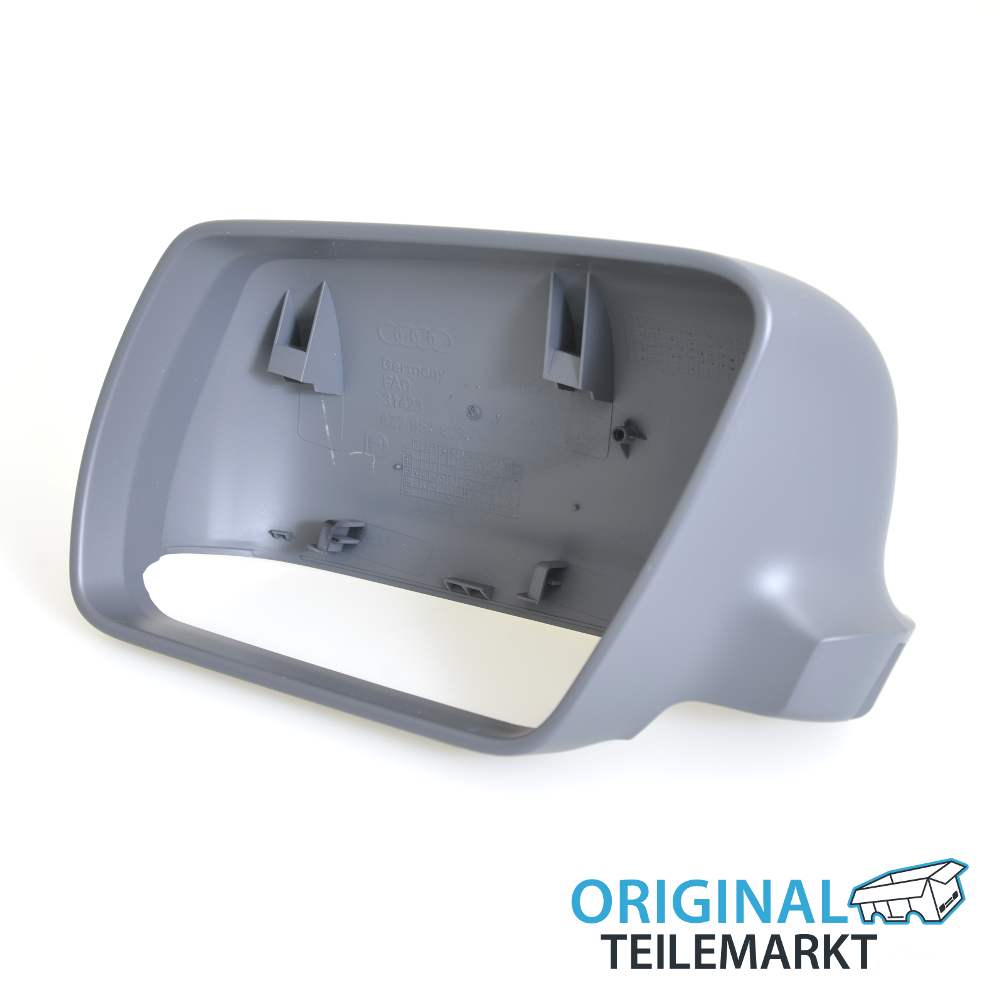 Abdeckkappe Spiegel links bei Bedarf in Wagenfarbe lackieren grundiert 4Z7857507  GRU
