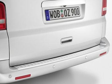 Ladekanten-Schutz 7E0 061 195 HV9 aus Kunststoff, Edelstahloptik