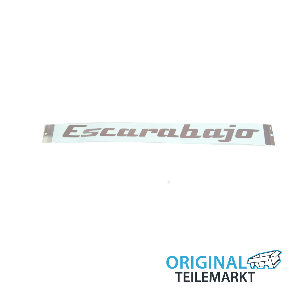 schriftzug Escarabajo chromglanz 5C1853670L739