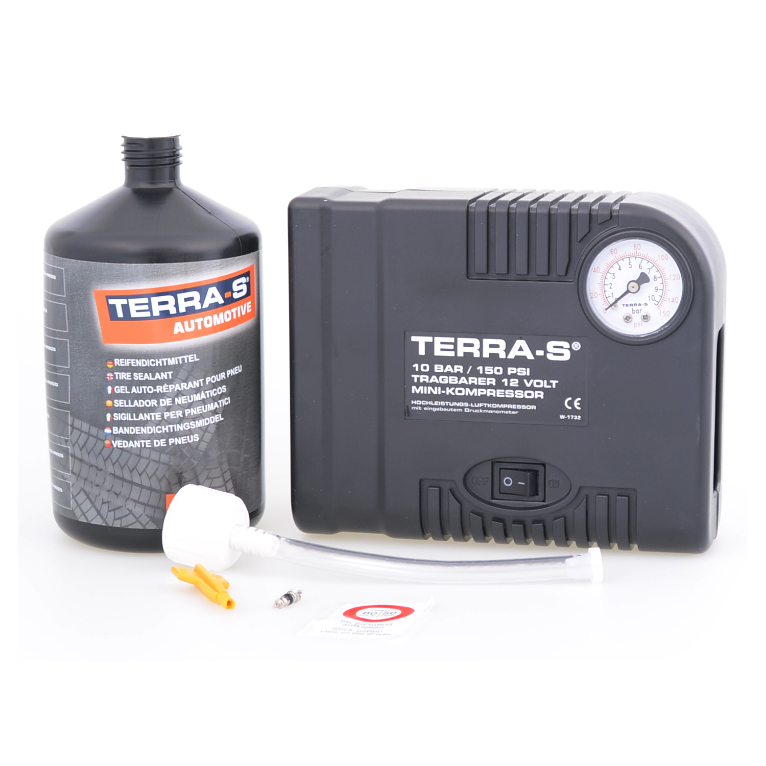 Terra S Standard Kit 450ml Reifen Reparatur Kit