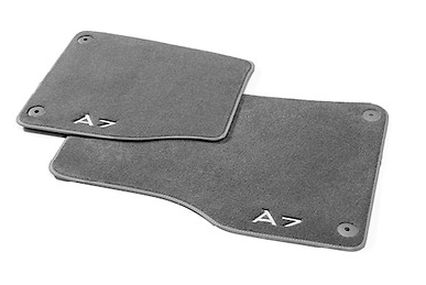  Textilfußmatten Premium 4M8 061 275A MNO für Rechtslenker vorn, schwarz/stahlgrau