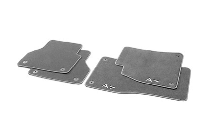  Textilfußmatten Premium 4M8 061 270 MNO für Linkslenker vorn und hinten, schwarz/stahlgrau