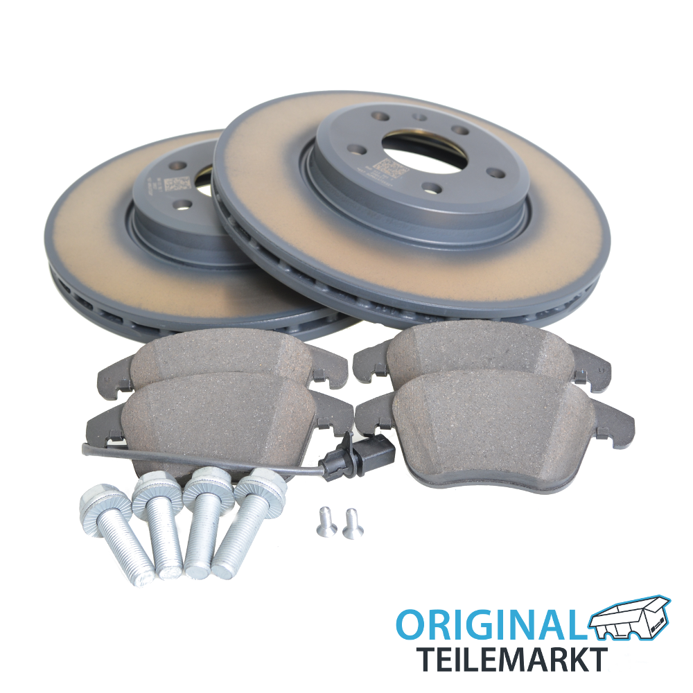 1 Set Bremsscheiben mit Bremsbelägen vorne Audi A4/A5 8K0 098 301 F