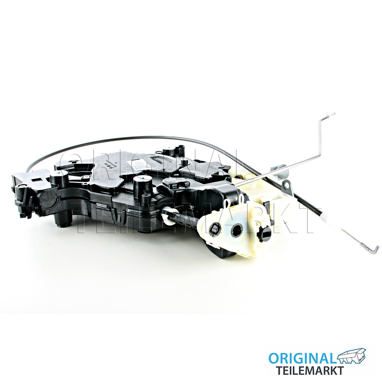 Fernbetätigungsschloss links mit Aufnahme für Schliesszylinder, für Fahrzeuge mit Kindersicherung 