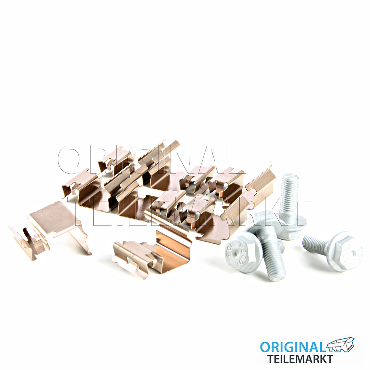 1 Satz Befestigungsteile für Scheibenbremsbeläge 2E0698295A