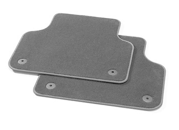  Textilfußmatten Premium 4M8 061 276 MNO für hinten, schwarz/stahlgrau