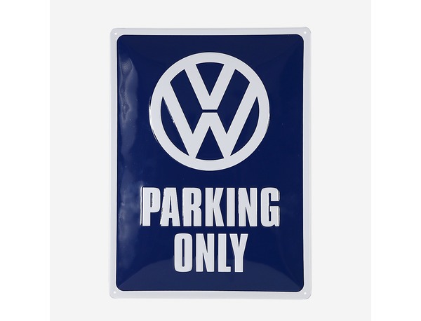 Blechschild VW PARKING ONLY