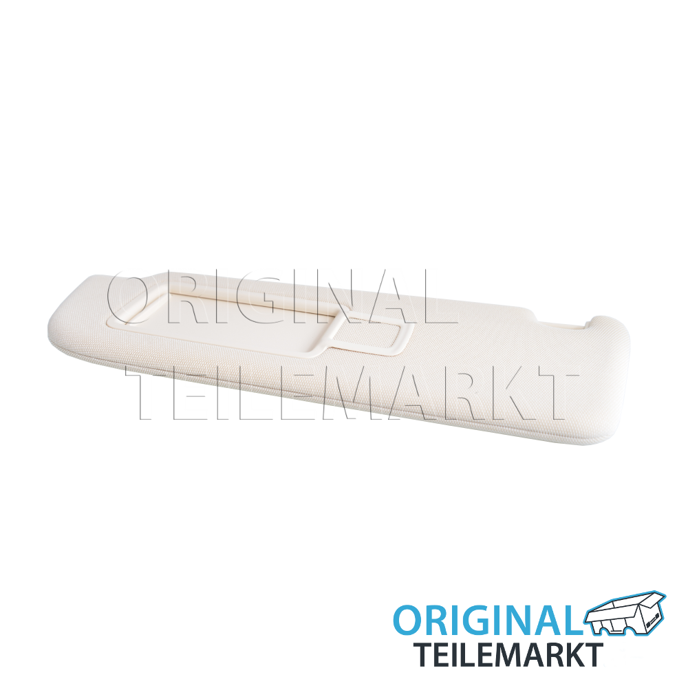 Sonnenblende links mit beleuchtetem Spiegel und Abdeckung seidenbeige 4G0857551K JJ3