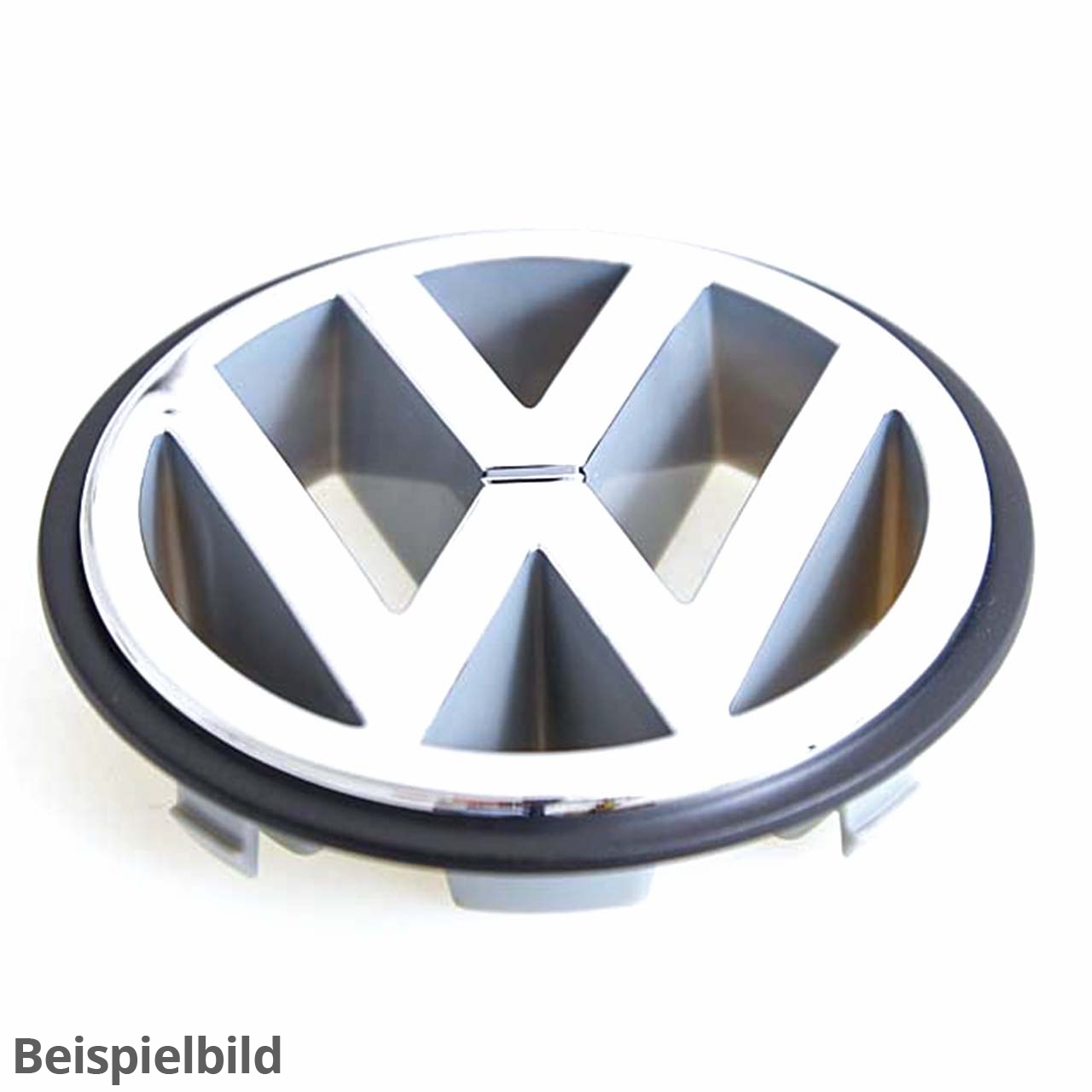 VW-Emblem 6C0853600  FOD schwarz hochglänzend/chromglanz, Kühlergrill