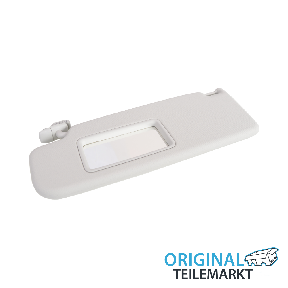 Sonnenblende links mit Spiegel perlgrau 6RF857551D 2F4