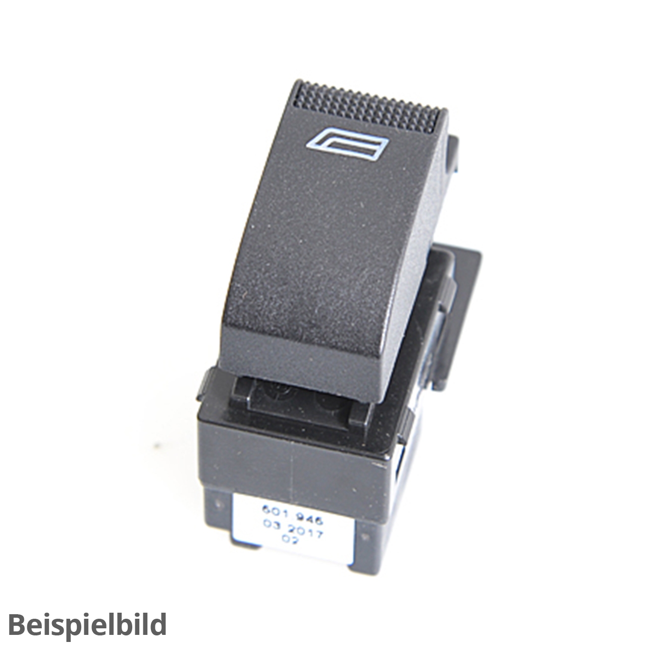 Schalter für elektrischen Fensterheber (Beifahrerseite) satinschwarz/weiss 5G0959855K WHS