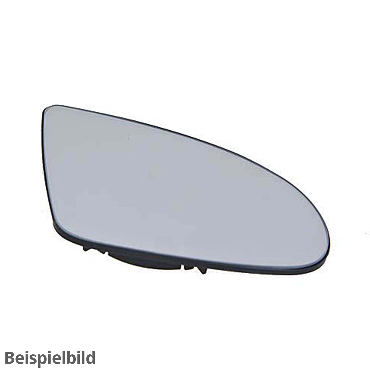 Spiegelglas r. (konvex) mit Trägerpl. für elek. verstel. Aussensp. Beschr.: arabisch 