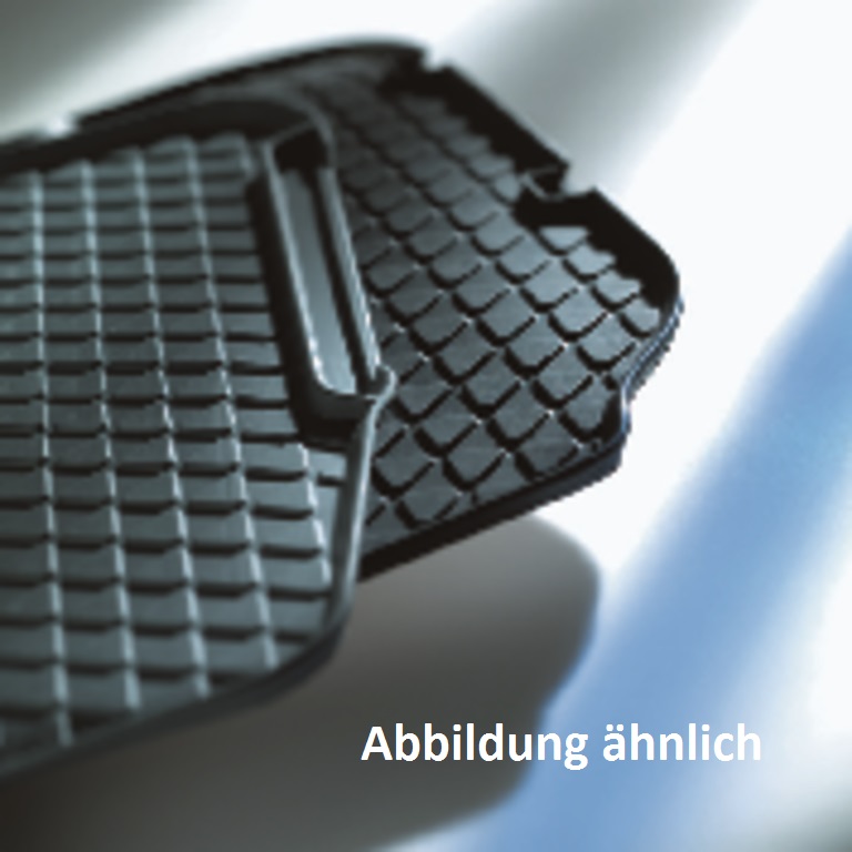 Gummimatten 1 Satz Gummifußmatten vierteilig schwarz VW Touareg (7P)