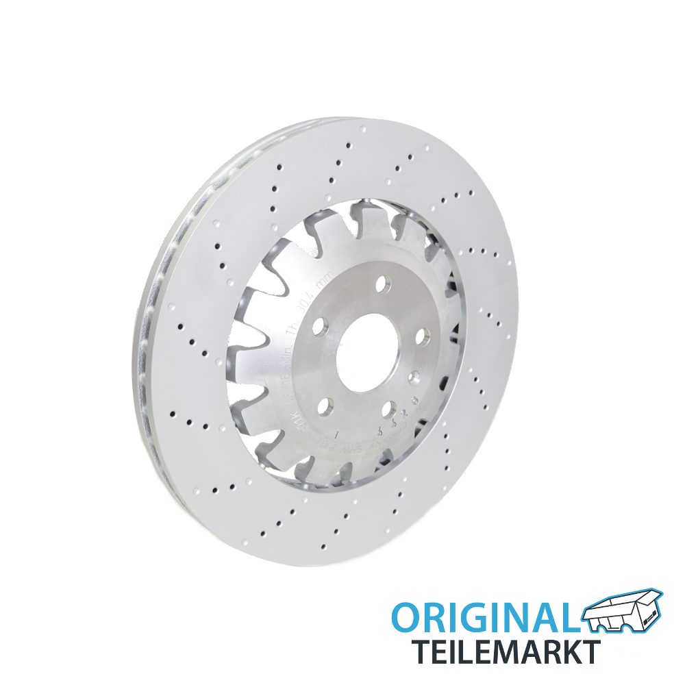 Bremsscheibe 8J0615301K belüftet, Maße Scheibe: 370x32mm, Lochkreis: 5/112, gelocht