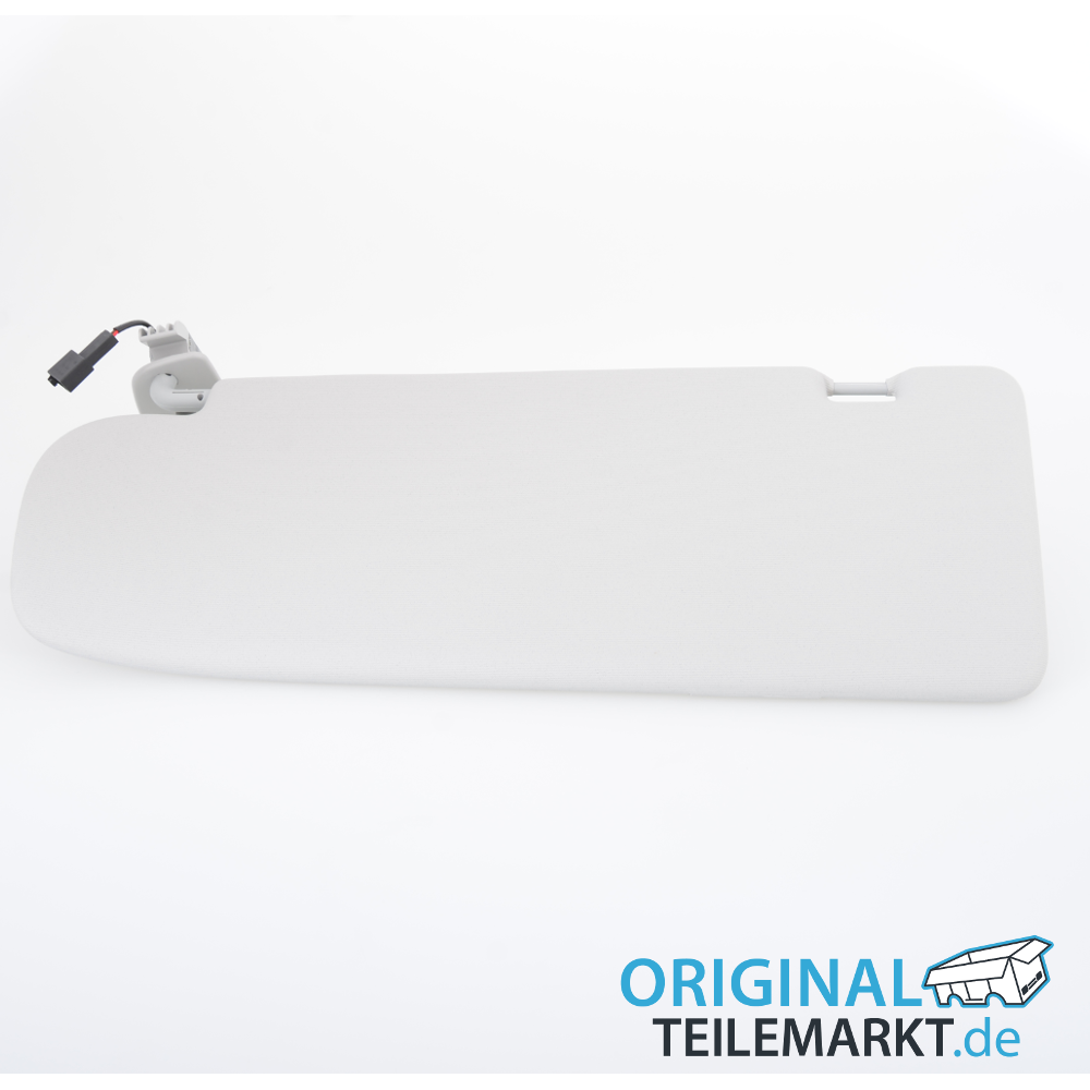 Sonnenblende rechts mit Spiegel und Abdeckung perlgrau 7M3857552Q 2F4