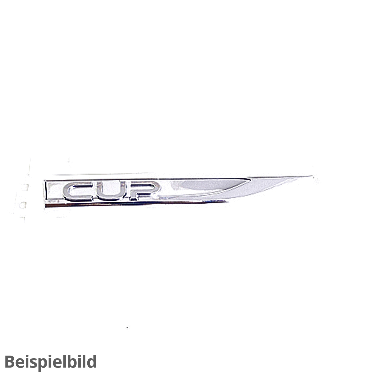 Blende 7M7853688  GP6 mit Schriftzug, schwarz/dunkelgrau/silber, links und rechts, "REFERENCE"