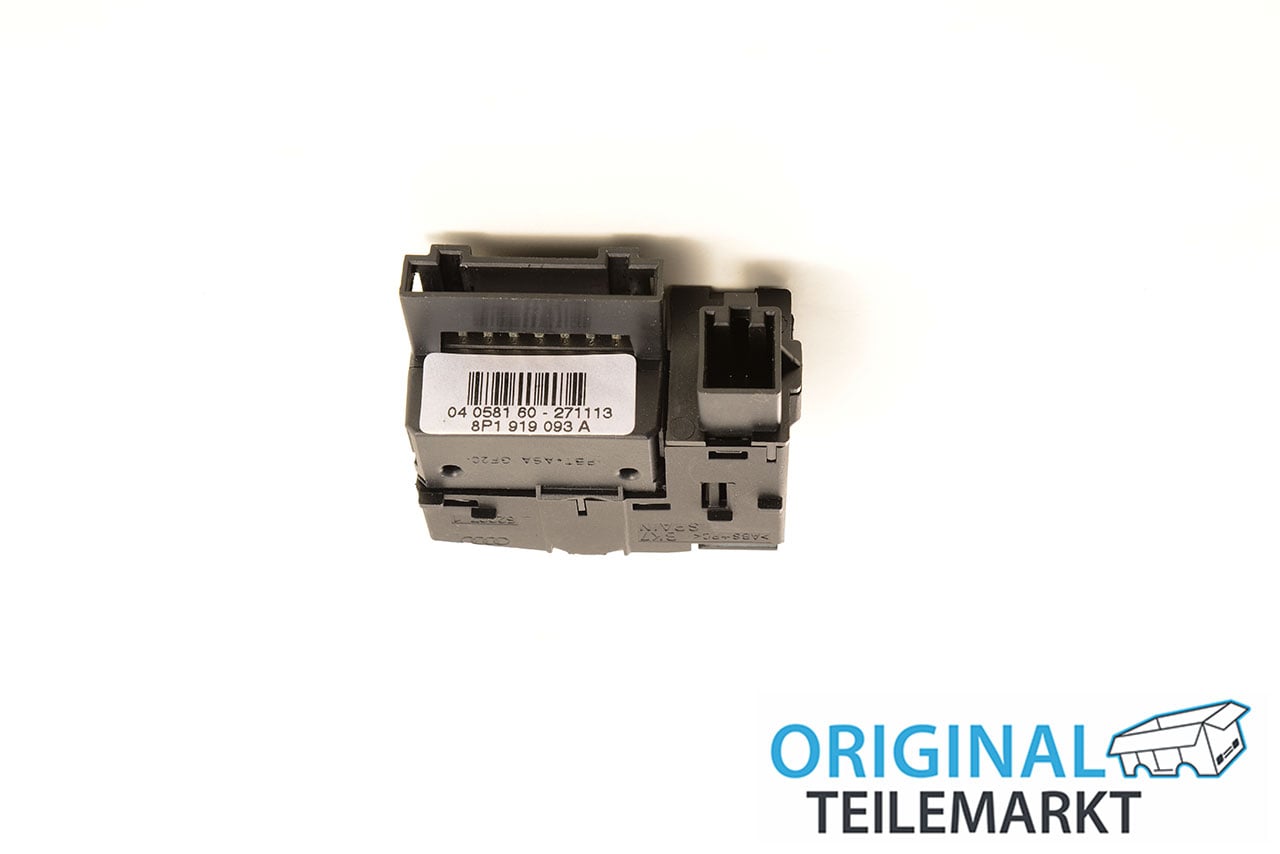 Regler für Instrumentenbeleuchtung, Tagesfahrlichtschaltung und Schalter für Coming-Home 8P1919093A