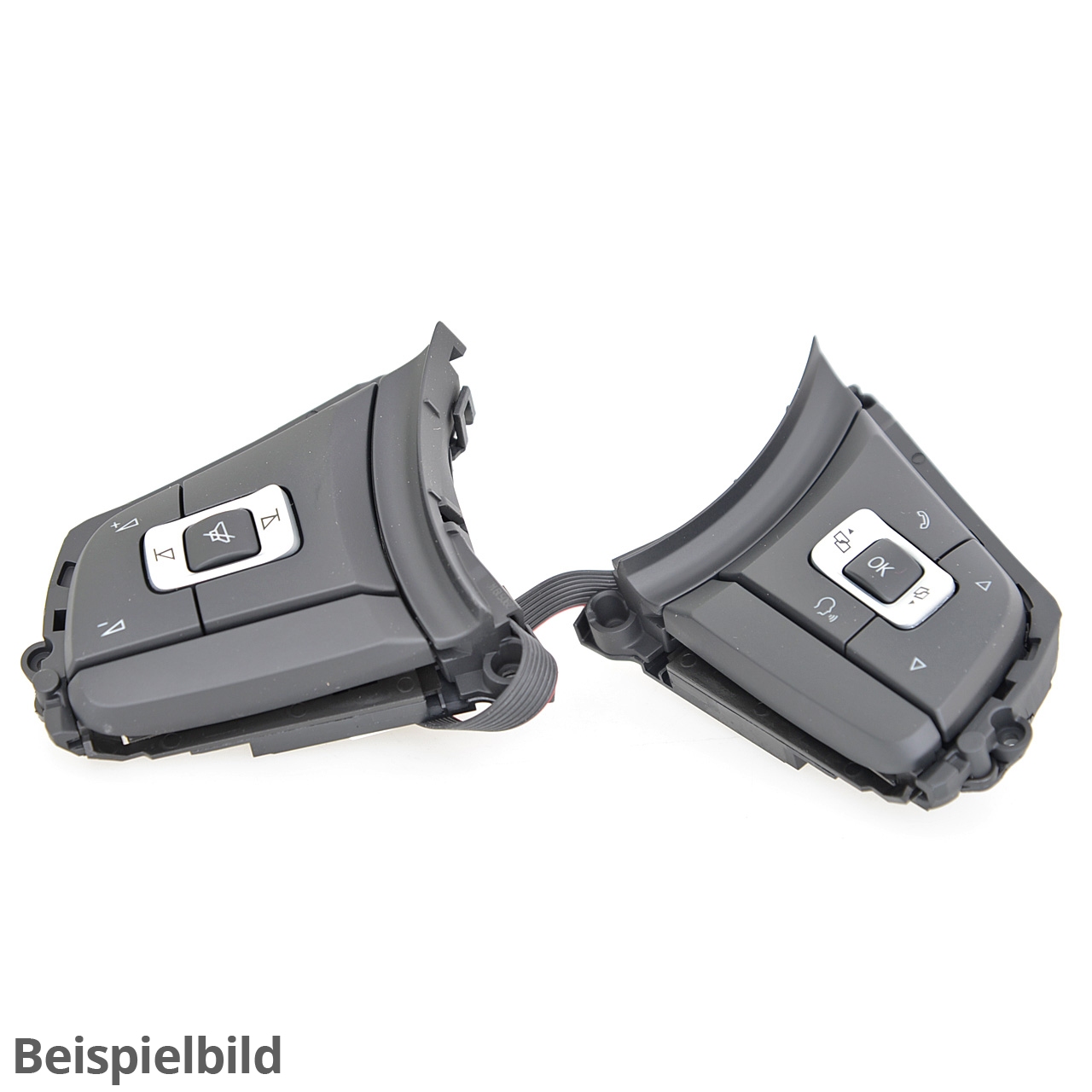 Multifunktionstaster-Set für Lenkrad 2G0959442L ICX satinschwarz/weiss