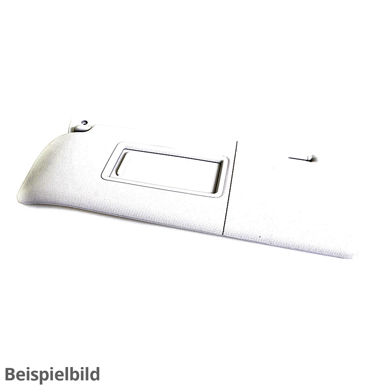 Sonnenblende links mit Spiegel und Abdeckung perlgrau 3B0857551AM2F4