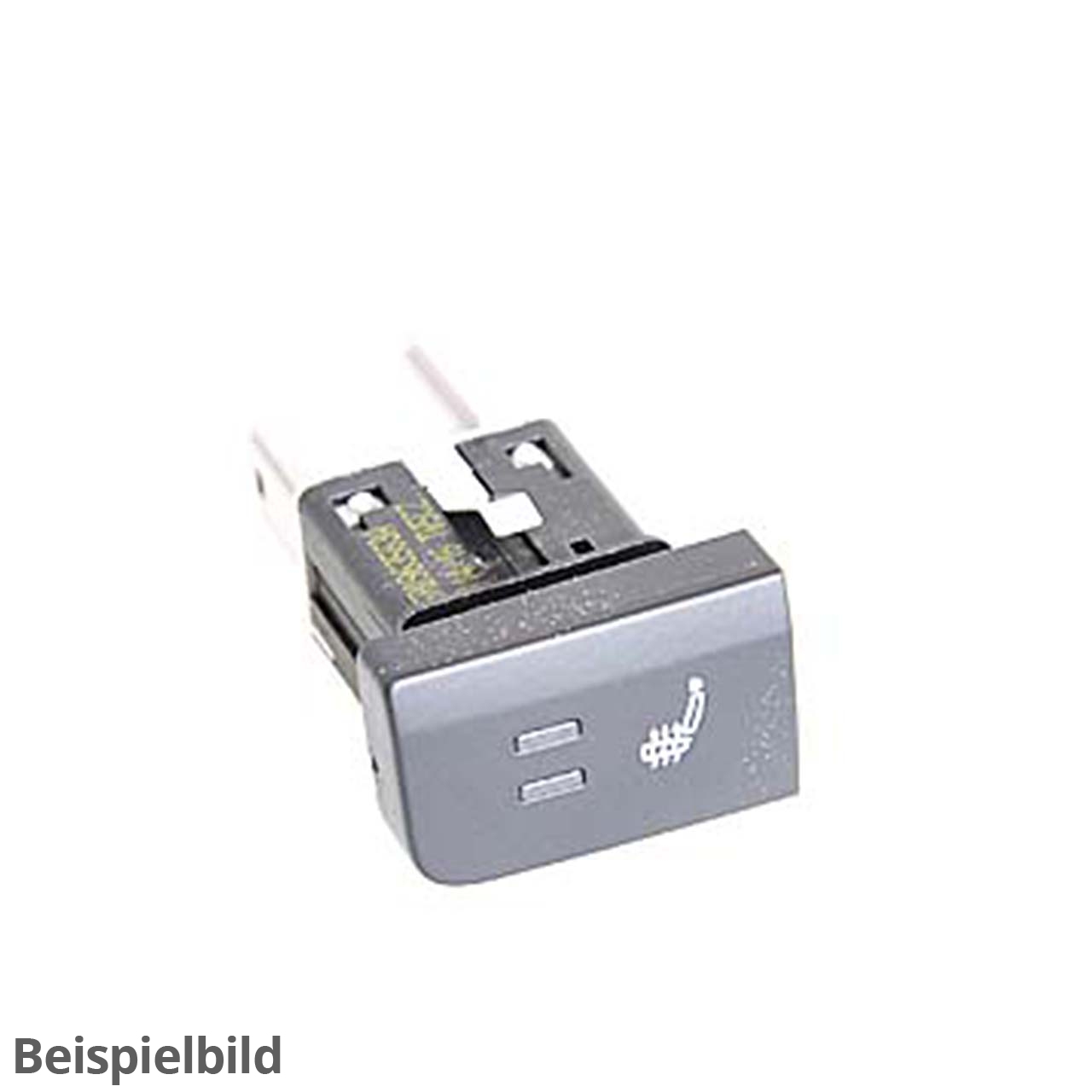 Schalter für Sitzheizung (Fahrer- und Beifahrerseite) satinschwarz 3A0963563  01C